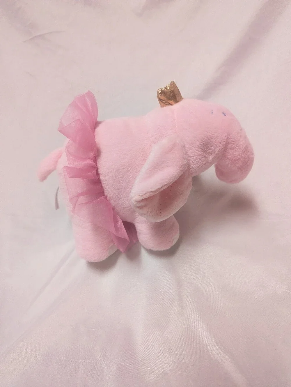 Ganz Baby Pink Princess Elephant Ballerina Plush 8